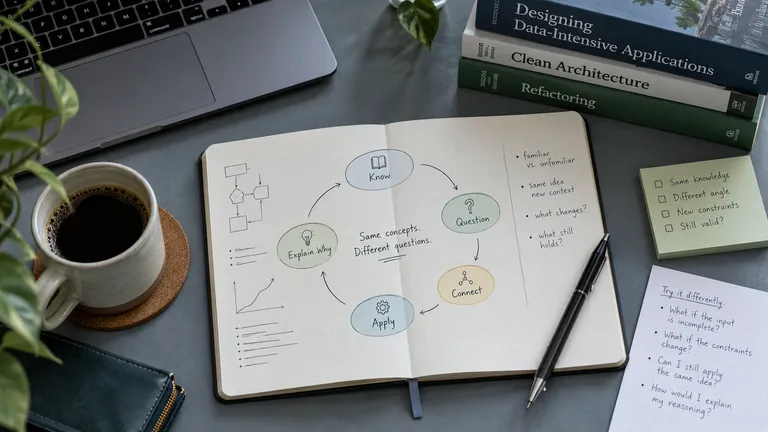 A Notebook visualize the concept of calm surrounding